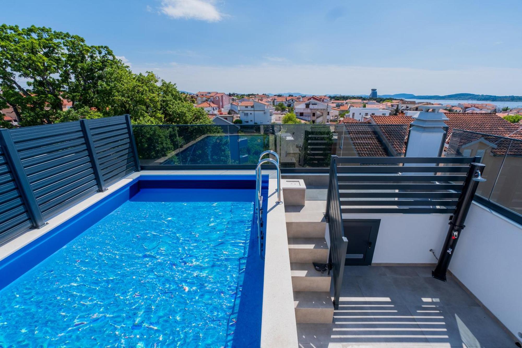 Three-Bedroom Premium Holiday Home Atmosfera With Private Pool&Sauna Vodice Ngoại thất bức ảnh