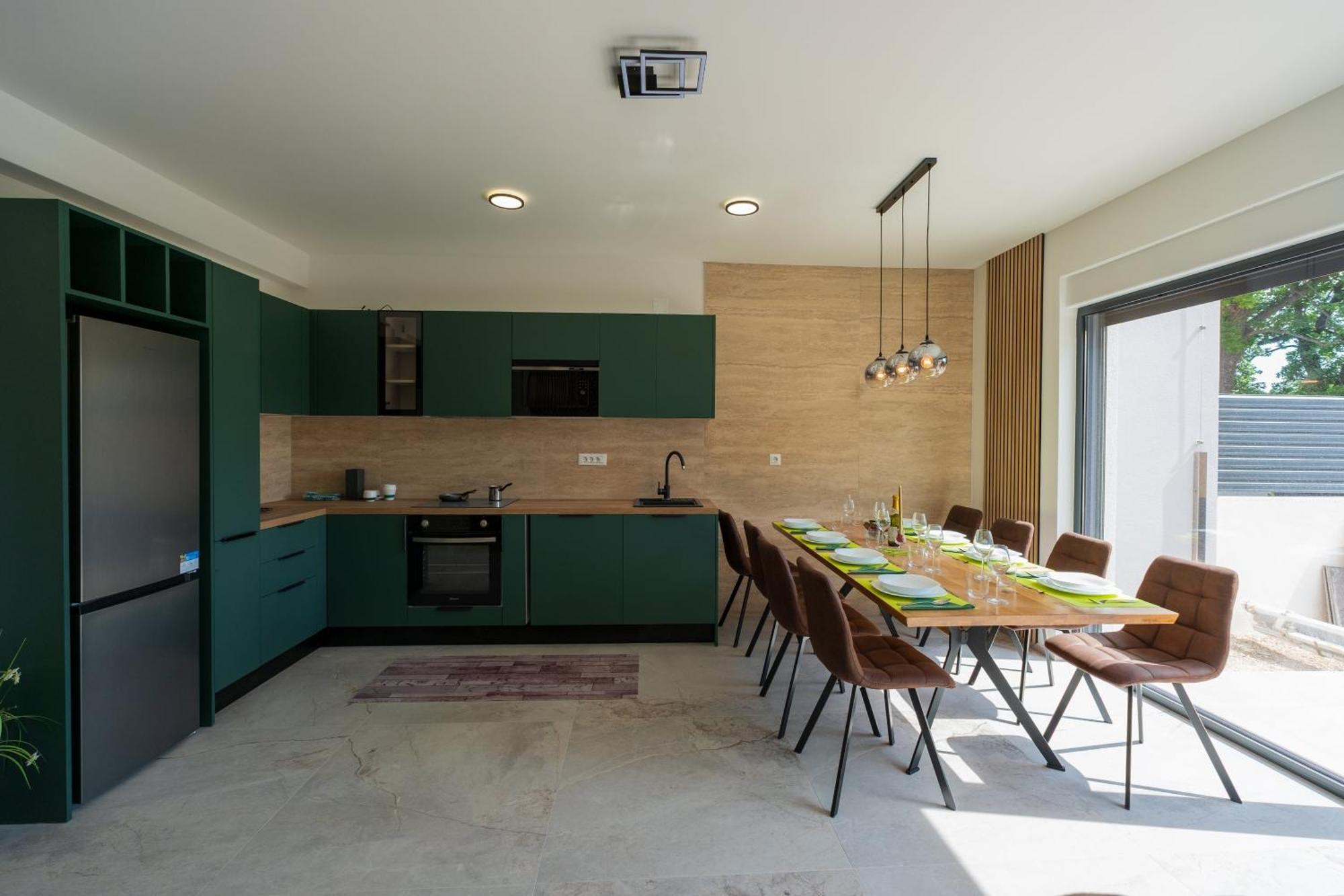 Three-Bedroom Premium Holiday Home Atmosfera With Private Pool&Sauna Vodice Ngoại thất bức ảnh