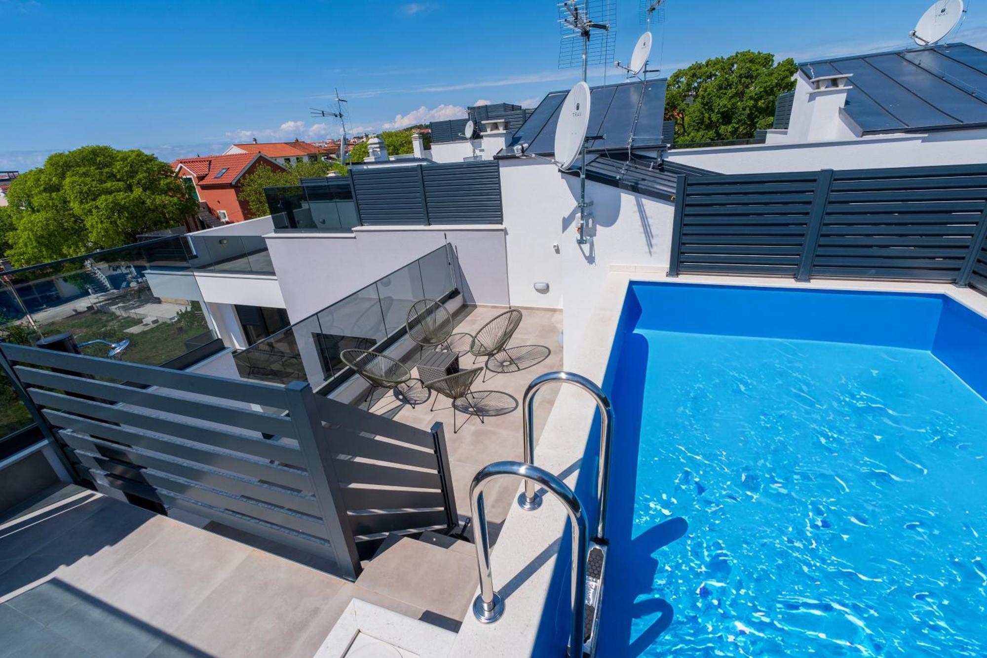 Three-Bedroom Premium Holiday Home Atmosfera With Private Pool&Sauna Vodice Ngoại thất bức ảnh